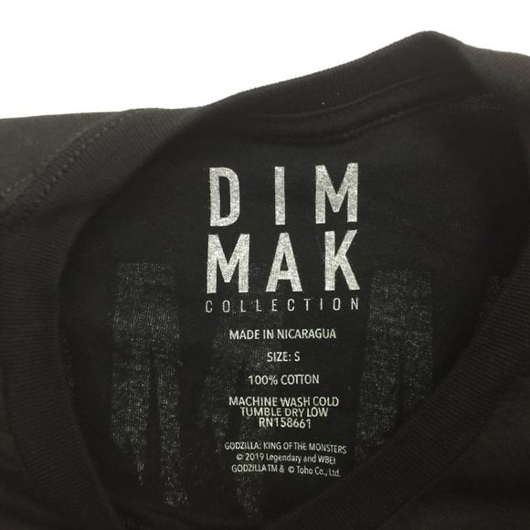 Dim Mak Collection Black Godzilla T-Shirt Size S - Picture 2 of 3